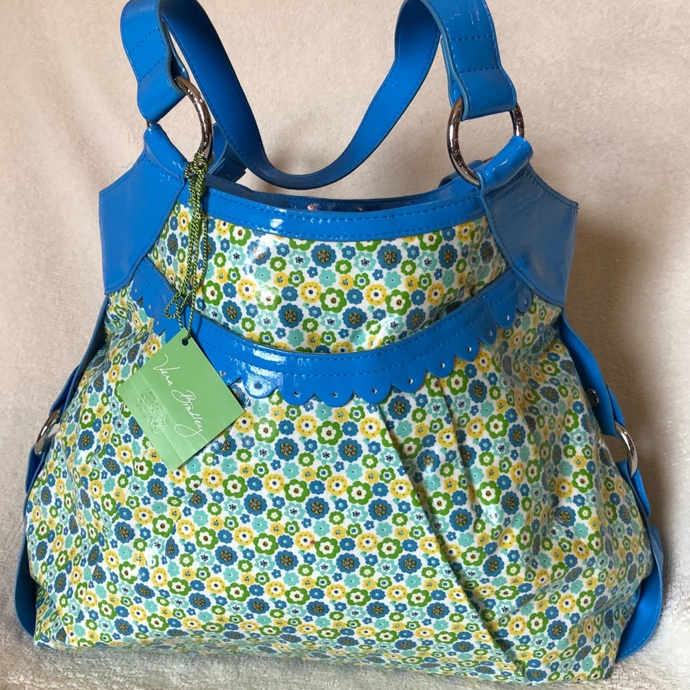 Vera Bradley Bridge Tote in English Meadow